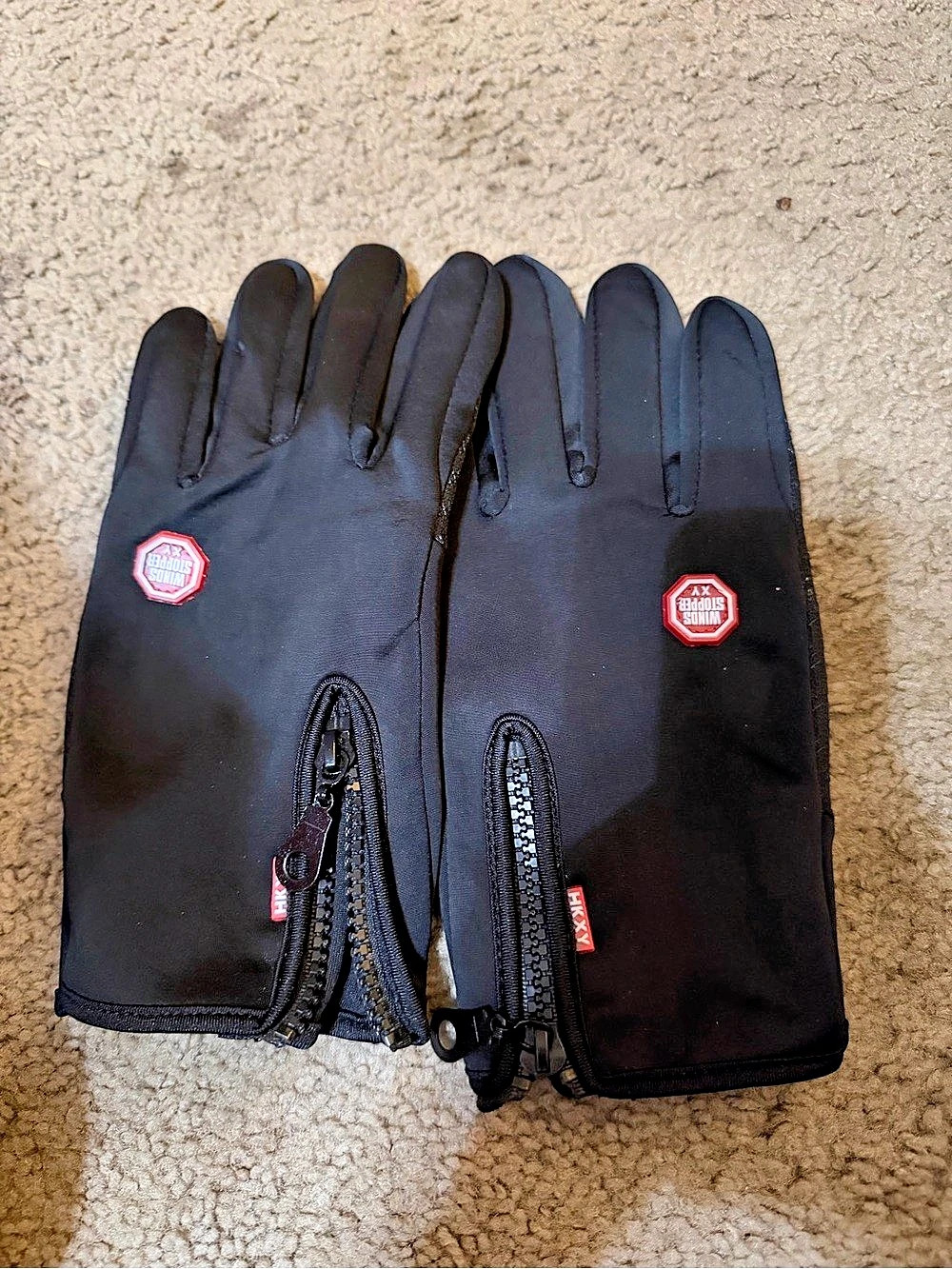 HXXY Women's Black Gloves